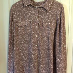 Blush Collared Button Up